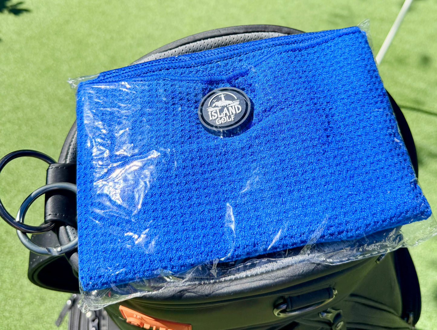 Island Golf Blue Towel