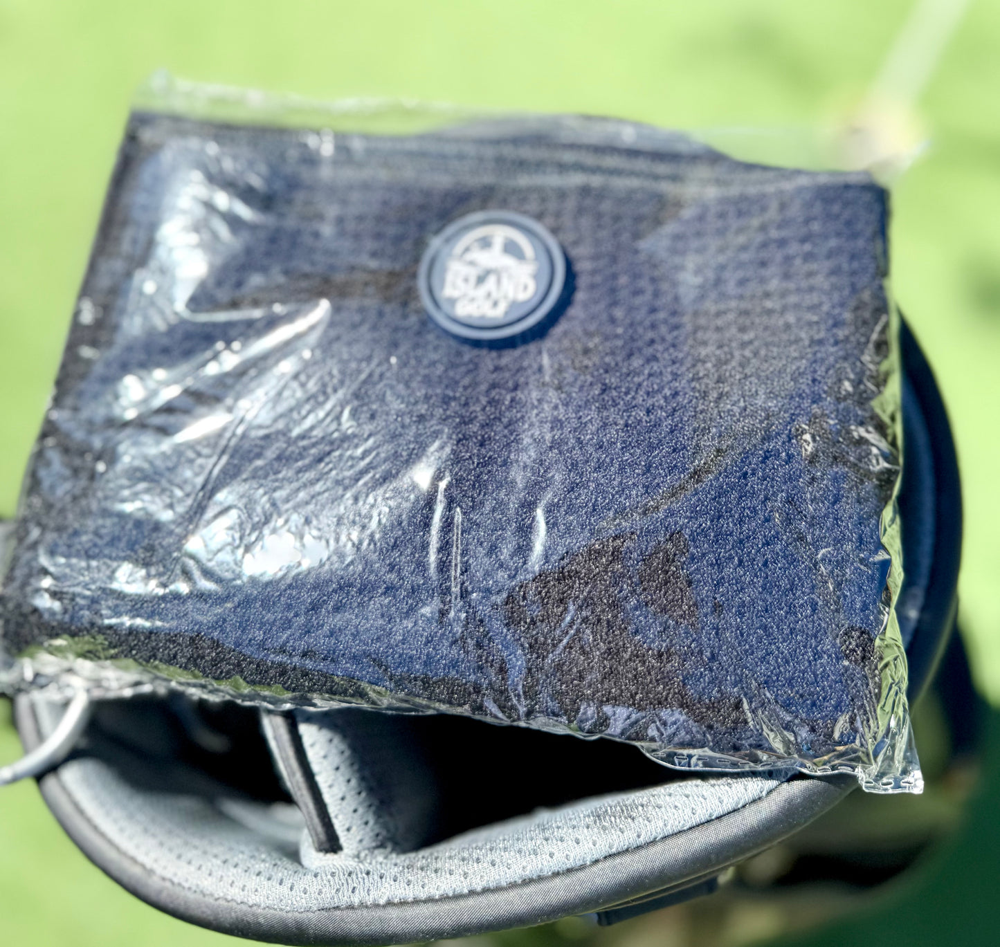 Island Golf Black Towel