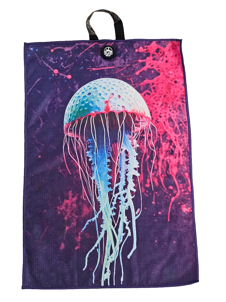 Jellyfish Golf Towel