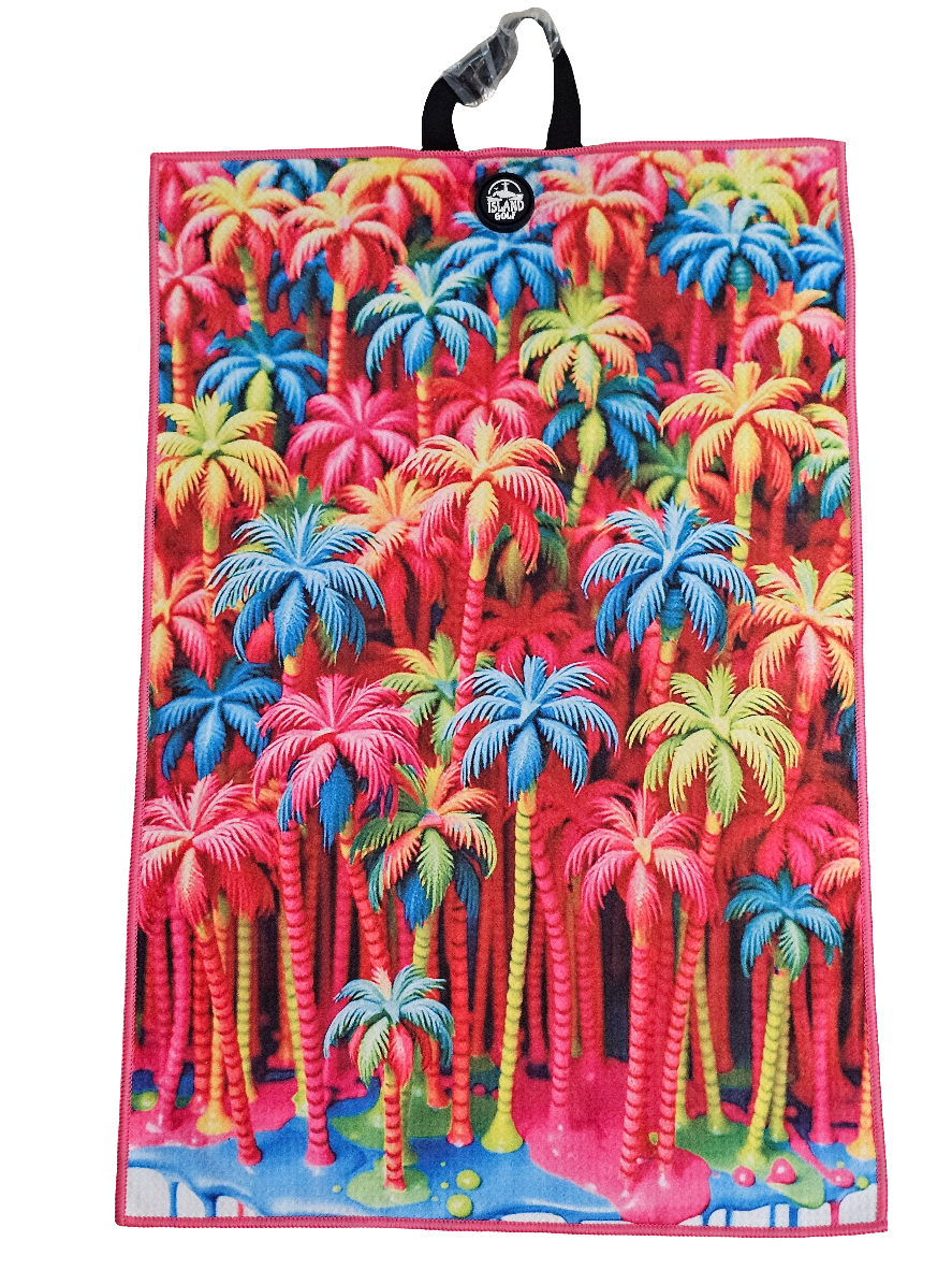 Palm Tree Golf Towel