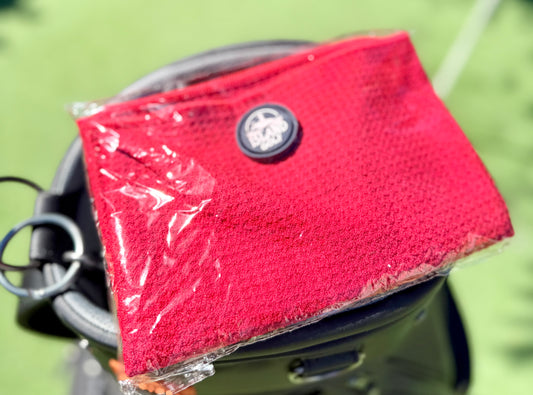 Island Golf Red Towel