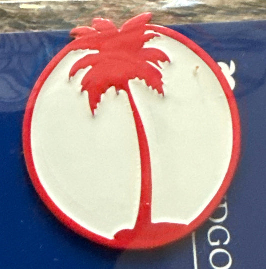Red White Palmetto Marker