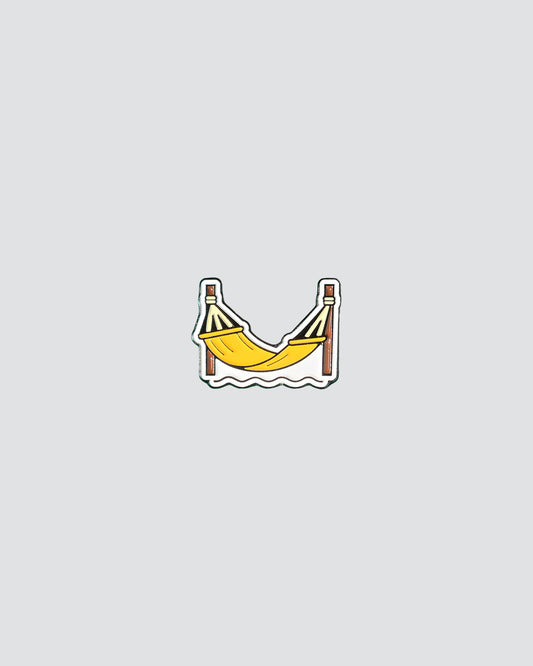 banana shaped yellow hammock ballmarker